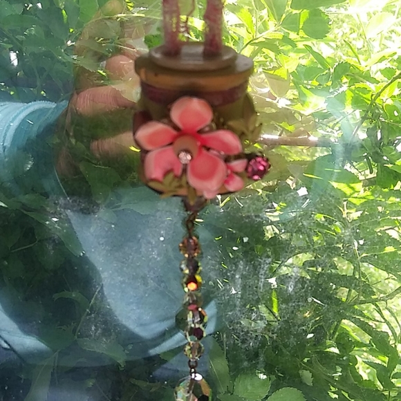 Gorgeous handmade vintage spool ornament - Picture 4 of 6